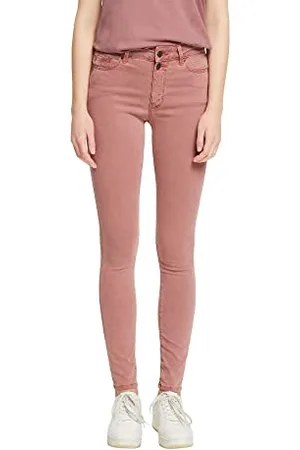 ESPRIT Stretch Trousers Pantaloni Elasticizzati, (Terracotta 805), 26W / 32L Donna