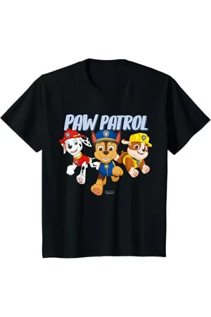 Paw Patrol Bambino - Chase Marshall Rubble Running Maglietta