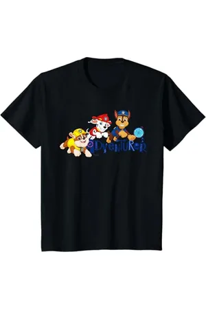 Paw Patrol Bambino - Chase Marshall Rubble Adventurer Maglietta