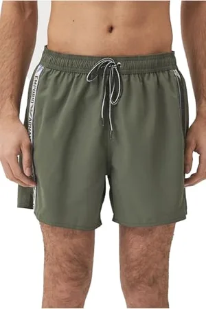 Emporio Armani Logotape Swim Boxer, Boxer Uomo, (Military Green), 48