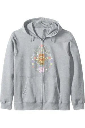 STAR WARS Cute Ewok Spring Flowers Pastel Color Big Logo Felpa con Cappuccio