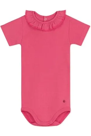 Petit Bateau A0cw5 Body A Maniche Corte con Colletto, , 24 Mesi Bimba