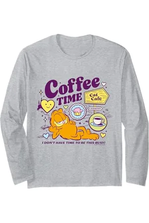 Garfield Gatto del caffè Maglia a Manica
