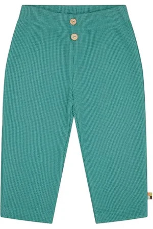 loud + proud Waffelstruktur, GOTS-Zertifiziert Pantaloni, , 98-104 Unisex-Bambini