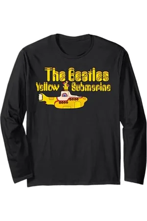 The Beatles Logo Yellow Submarine Maglia a Manica