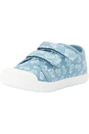 chicco Sneakers con Doppio Velcro, Confortevoli, Leggere, Flessibili e Traspiranti, Unisex - Bambini E Ragazzi, Denim (1), 32 EU, Designed in Italy