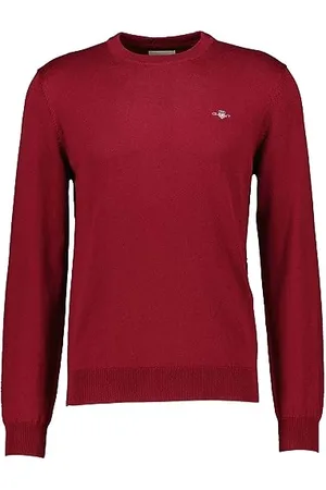 GANT CTN/Wo C-Neck Maglione, , XXXL Uomo