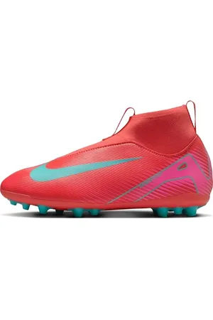 Nike JR Zoom Superfly 10 Academy AG, Scarpe con Lacci Unisex-Adulto, Ember Glow/Aurora Green, 38 EU