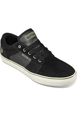 Etnies Barge LS, Scarpe da Skateboard Uomo, Nero, Bianco, Argento, 37 EU