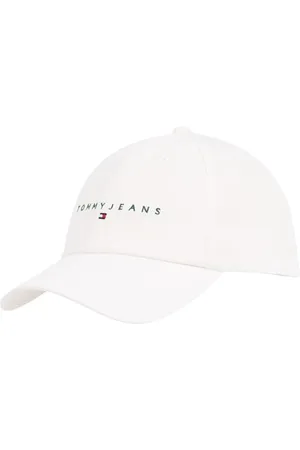 Tommy Hilfiger Tjm Linear Logo cap AM0AM12958 Coperchio, (Ancient White), OS Uomo
