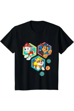 Paw Patrol Bambino - Chase Marshall Rubble Maglietta