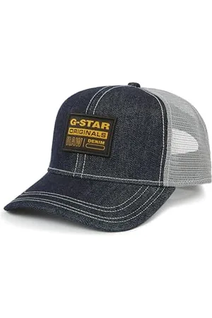 G-Star Embro Baseball Trucker cap Cappello, (Raw Denim D21247-E023-001), Taglia Unica Uomo
