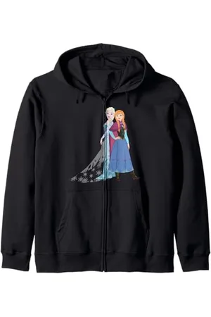 Disney La principessa Elsa e Anna di Frozen Felpa con Cappuccio