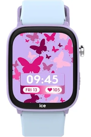 Ice-Watch ICE smart junior 3.0 FM Purple Soft blue - Orologio connesso geolocalizzabile porpora da Bambine con Cinturino in silicone - 024550 (1.75 pollici)