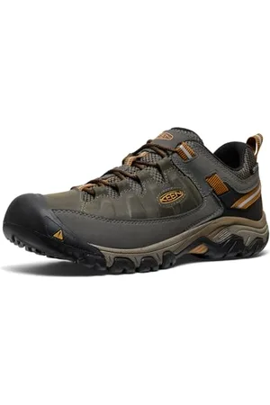 Keen Targhee 3 Waterproof, Scarpe da escursionismo, Uomo, Marrone (Black Olive/Golden Brown), 47 EU