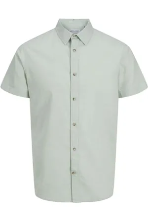 JACK & JONES Jjesummer-Maglietta SS SN Camicia a Maniche Corte, Iceberg Green, XL Uomo