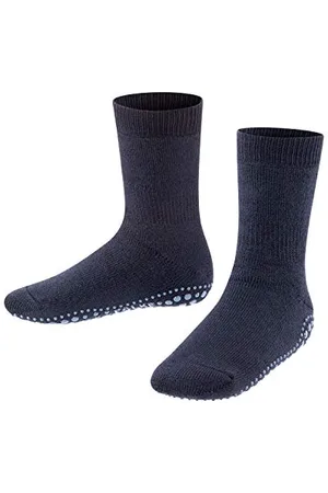Falke Catspads K Hp cotone lana con suola in gomma 1 paio, Calze da casa Unisex - Bambini, , 27/30 EU