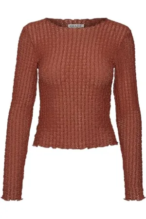 VERO MODA Vmshelby LS O-Neck Top VMA Noos Maglietta a Maniche Lunghe, , L Donna