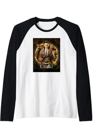 Marvel Poster Loki Group Shot Maglia con Maniche Raglan