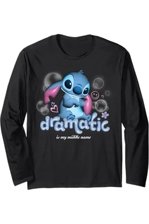 Disney Lilo & Stitch Bubble Pop "Dramatic is My Middle Name" Maglia a Manica