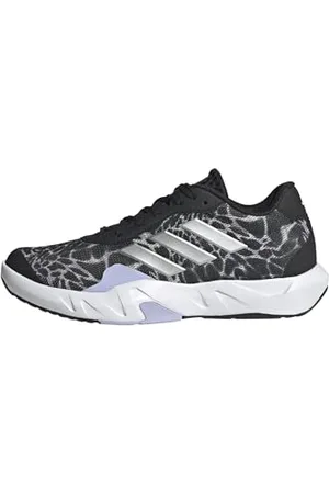 adidas Amplimove Trainer Shoes, Scarpe da Ginnastica e da Allenamento Donna, Core Black/Matte Silver/Cloud White, 39 1/3 EU