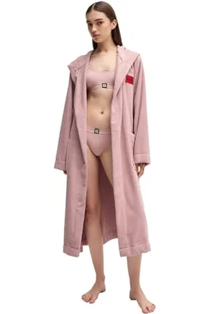 HUGO BOSS Terry_Hooded Gown Vestaglia_Abito, , M Donna