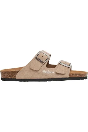 Pepe Jeans Oban Suede W, Sandalo Donna, Beige (bianco pop), 40 EU