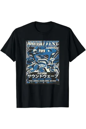 TRANSFORMERS Metal Fest Soundwave Comic Style Poster Maglietta