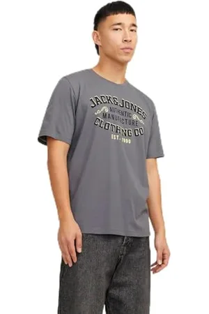 JACK & JONES Jjelogo SS O-Neck 2 col Ss25 SN T-Shirt, , L Uomo