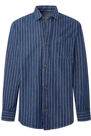 Pepe Jeans Bolton, Camicia di jeans Uomo, (Denim),S