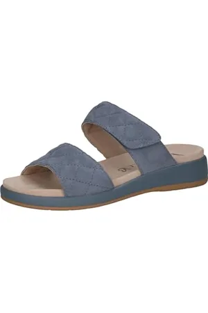 Caprice Damen 9-27204-44, Sandali Donna, Lt.Blue Suede, 42 EU