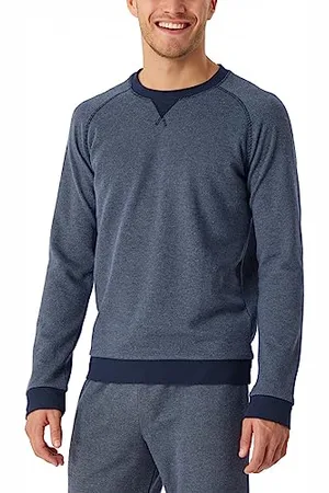 Schiesser Maglia Maniche Lunghe, Girocollo, Mix + Relax Parte Superiore del Pigiama, , 54 Uomo