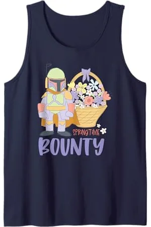 STAR WARS Spring Time Cute Bounty Boba Pastel Colors Logo Canotta