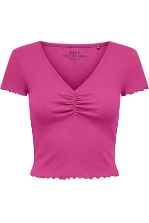 ONLY Onlbetty S/S V-Neck Top CC Jrs T-Shirt, , M Donna