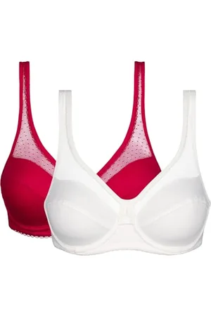 Dim Lot Armatures Generous Coton Bio X2 Bra, , 3^D (Pacco da 2) Donna