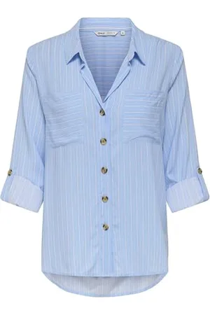 ONLY Asmin Shirt L/S Wvn Noos Camicia A Maniche Lunghe E vestibilità Standard per Uso Quotidiano, , M Donna