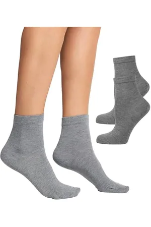 Nur Die Bambus Kurzsocken 2er Pack Damen Kurzschaft Bambussocken Socke Weich Atmungsaktiv Calzini Corti, , 48 Donna