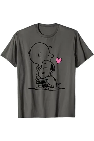 Peanuts Arachidi - Snoopy Charlie Abbraccio Maglietta