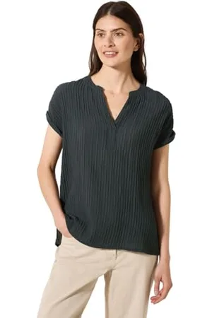 CECIL TOS Structure Blouse, , XS