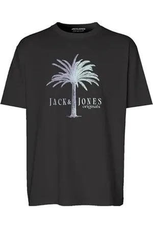 JACK & JONES Jorsplit Gradient Tee SS Crew Fst Pls, , XXXXL Uomo