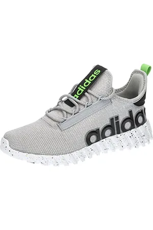adidas Kaptir 3.0 K, Shoes-Low (Non Football), Grey Two/Lucid Lime/Core Black, 36 EU
