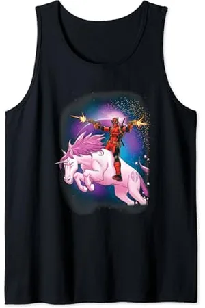 Marvel Deadpool Space Unicorn Canotta