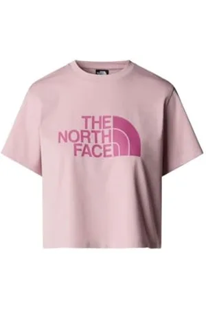 The North Face NF0A8A6HA1O W S/S Easy Relaxed Cropped Tee T-Shirt Donna Taglia XL