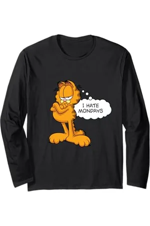 Garfield Odio il lunedì Maglia a Manica
