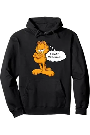 Garfield Odio il lunedì Felpa con Cappuccio