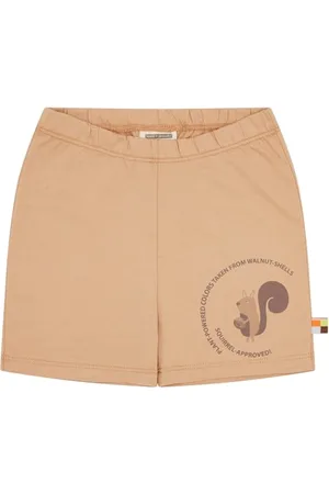 loud + proud Mit Pflanzenfarben Gefärbt, GOTS Zertifiziert Pantaloncini, , 110-116 Unisex-Bambini