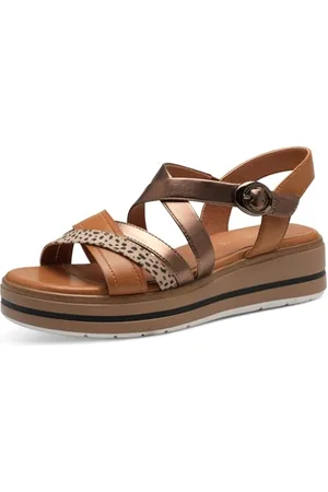 Jana Damen Flache Sandale Vegan, Bassi Donna, , 40 EU