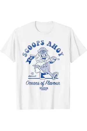 Stranger Things Scoops Ahoy Retro Maglietta