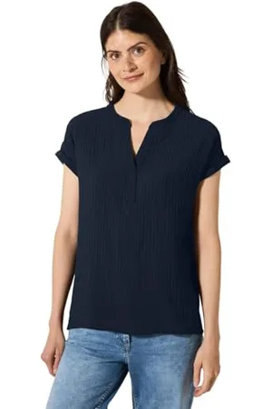 CECIL TOS Structure Blouse, , XL