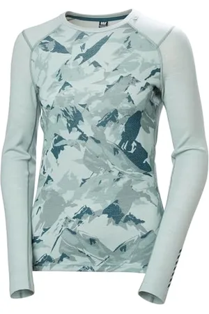 Helly Hansen W LIFA Merino Midw gra Crew Giacca Primo Strato, , S Donna